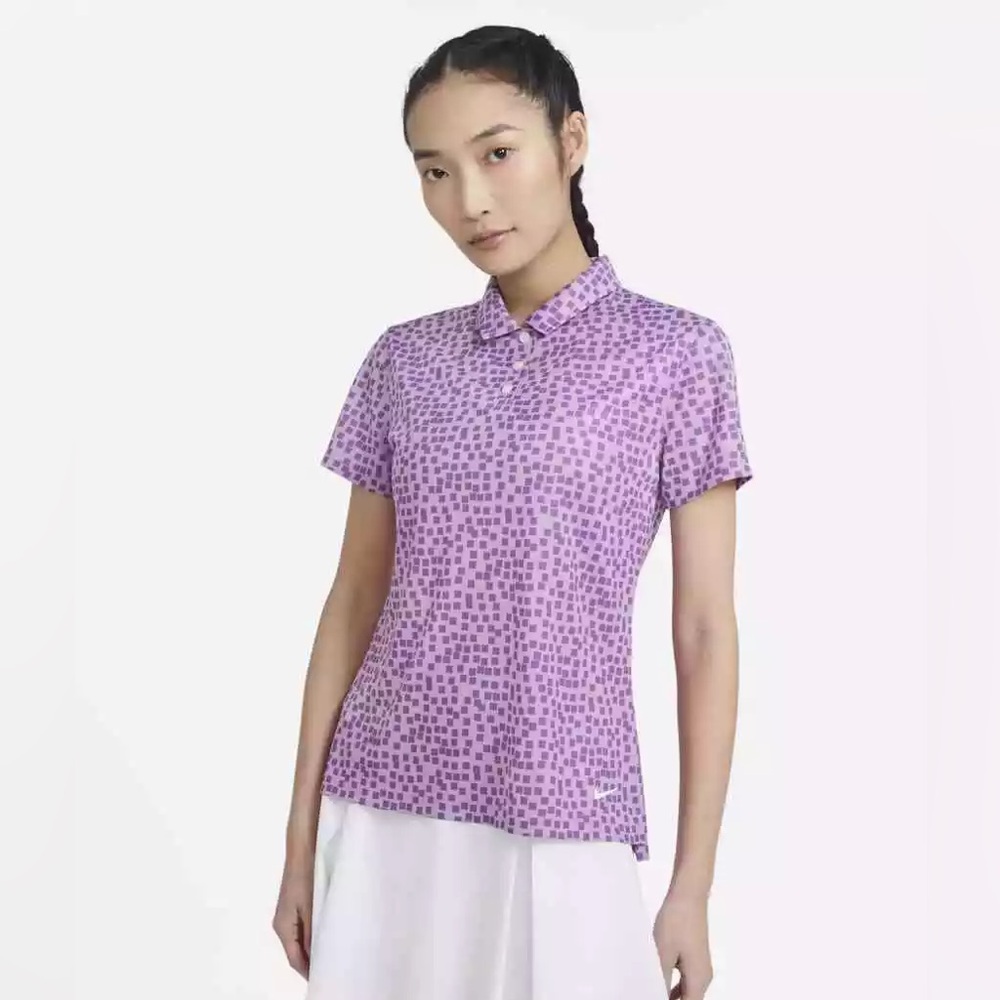 Nike Women's Dri-FIT Printed Golf Polo